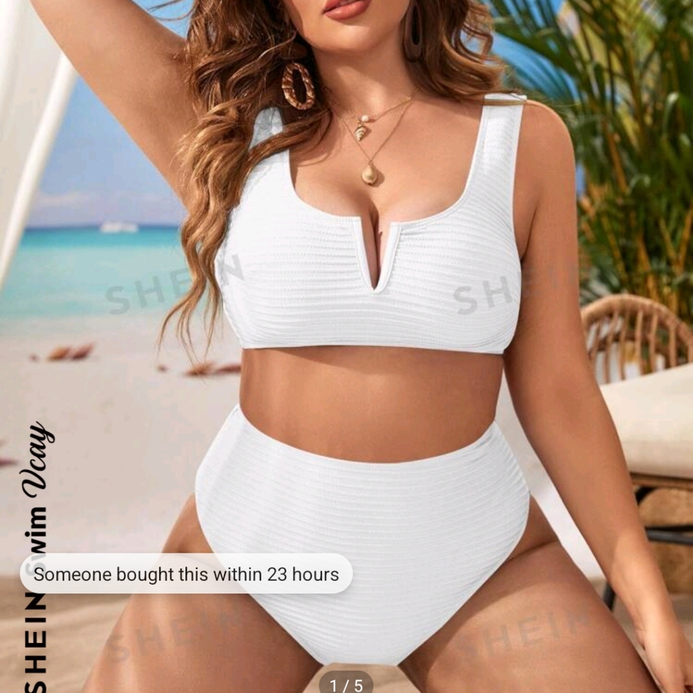 NWOT White Bikini
